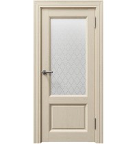 Дверь межкомнатная Sorrento 80010 Тортора Soft touch Остекленная