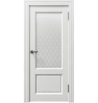 Дверь межкомнатная Sorrento 80010 Белый Серена Остекленная