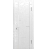 Дверь межкомнатная Арт-1 (ясень белый арт)