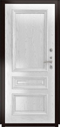 Входная дверь LXRV_L Термо Фараон-2 (16мм, дуб белая эмаль)